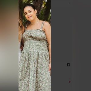 Crop top and high waist skirt set